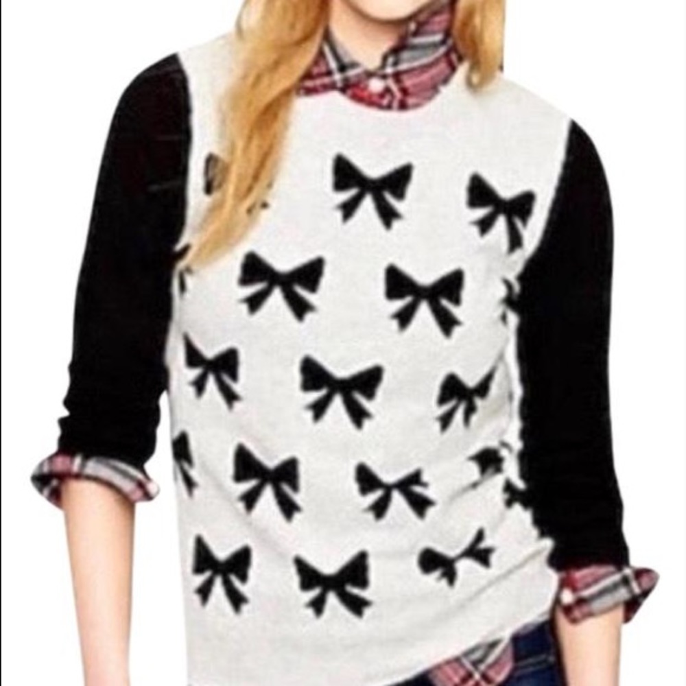 JCREW BOW sweater